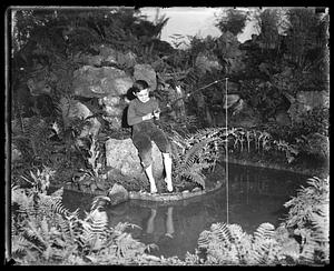 Boy fishing