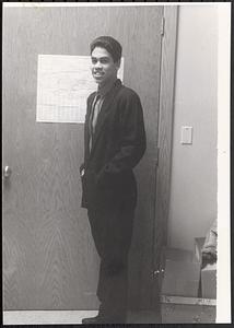 Young man wearing a suit