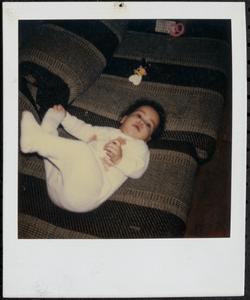 Baby on a couch