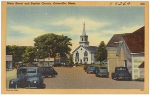 Main Street and Baptist Church, Osterville, Mass.