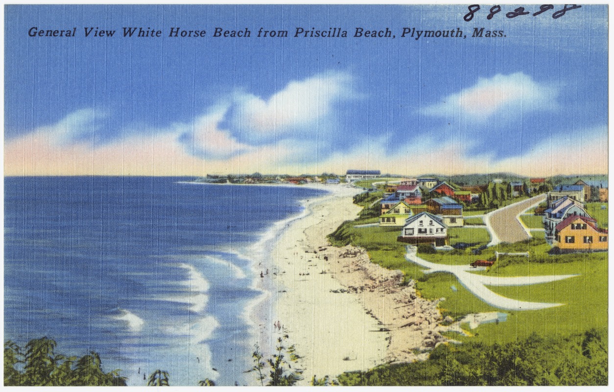 General view White Horse Beach from Priscilla Beach, Plymouth, Mass.