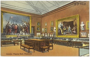 Interior, Pilgrim Hall, Plymouth