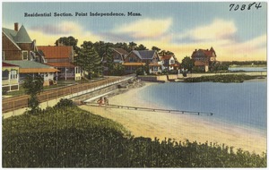 Residential section, Point Independence, Mass.
