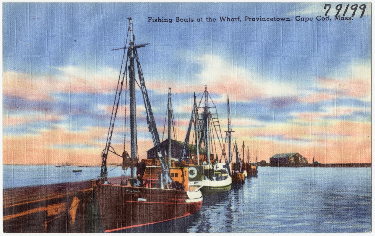 Fishing boats at the wharf, Provincetown, Cape Cod, Mass.