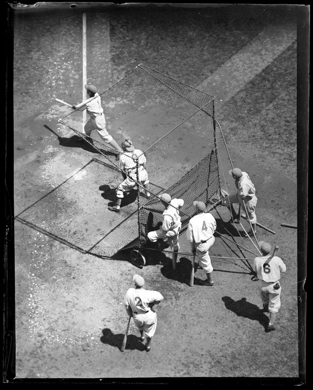 Batting practice from above