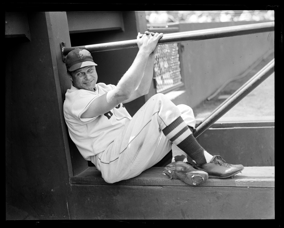 Jimmie Foxx relaxing at Fenway