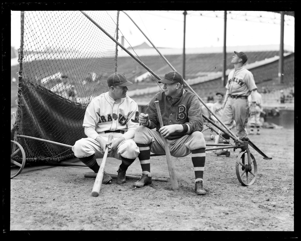 Burleigh Grimes and Dazzy Vance, two of the oldest spit ball pitchers and only these two allowed to throw it