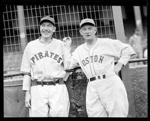 Pie Traynor, Pittsburgh, with Bees manager Bill McKechnie