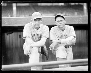 Carl Hubbell and Gus Mancuso, NY Giants
