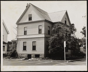 Newton Free Library branches & bookmobile. Newton, MA. Newton Highlands Branch - exterior