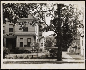 Newton Free Library branches & bookmobile. Newton, MA. Newton Highlands Branch - exterior