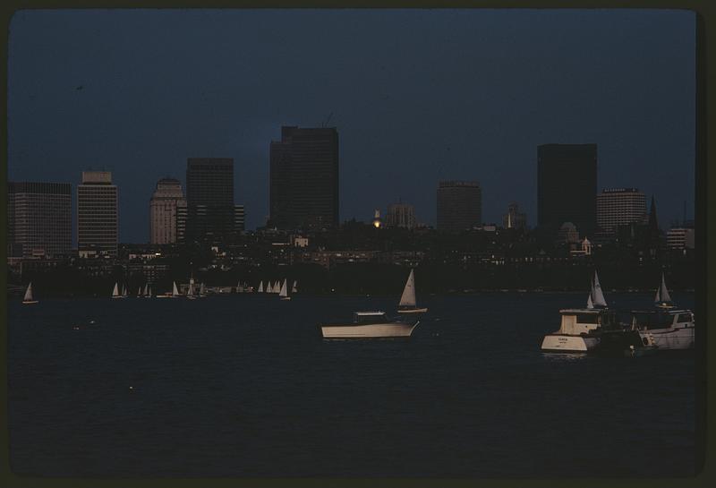 Charles River Basin at sunset