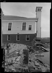 Fire station, back of west side, Ware, Mass., Sep 27, 1938