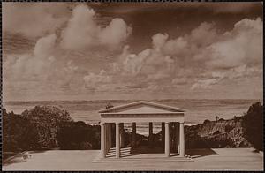 View of the Pacific from the Greek theater, International Theosophical Headquarters, Point Loma, California