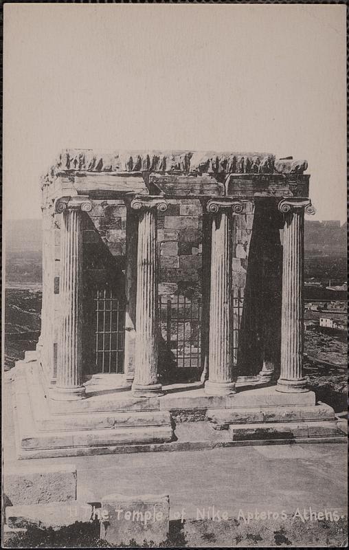 The temple of Nike Apteros Athens