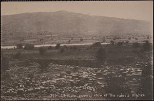 Olympia general view of the ruins & Alphée