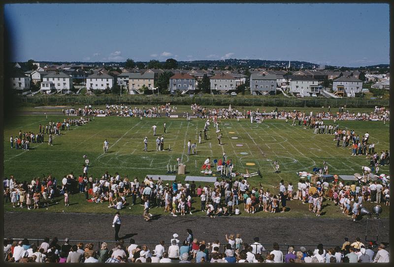 View from above at Dilboy Stadium, Somerville, Massachusetts