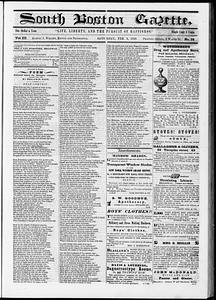 South Boston Gazette, February 03, 1849