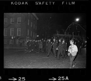 Harvard Square anti-war riot