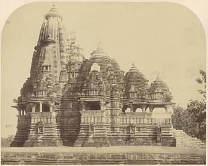 General view from the south-east of the Visvanatha Temple, Khajuraho