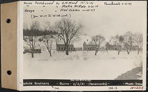White Brothers Co., tenement houses #27-28, #29-30, #31-32, #33-34, Barre, Mass., Feb. 2, 1931