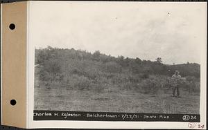 Contract No. 21, Portion of Ware-Belchertown Highway, Ware and Belchertown, land of Charles H. Egleston, Plan No. S-2, Belchertown, Mass., Jul. 22, 1931