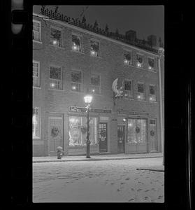 Old Newbury Crafters - Inn Street in snow