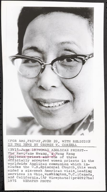 Woman Anglican priest