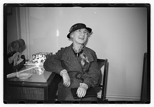 Mrs. Townsend, wife of Townsend old age plan