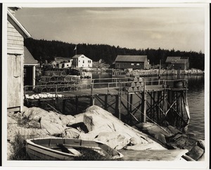 Matinicus, Maine. The white building is the general store and post office