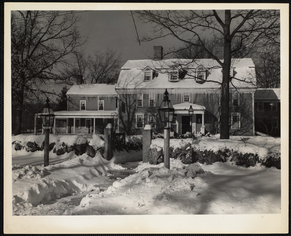 Longfellow's Inn Sudbury, Massachusetts 1683 Digital Commonwealth