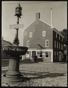 Lower end of Main Street Square. The Old Rotch Warehouse.