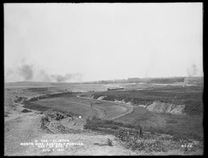 Wachusett Reservoir, North Dike, easterly portion, west of station 7±, Clinton, Mass., Aug. 8, 1901