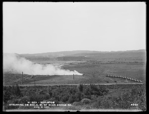 Wachusett Reservoir, stripping on Section 6, west of Scar Bridge Road, Boylston, Mass., Aug. 9, 1901