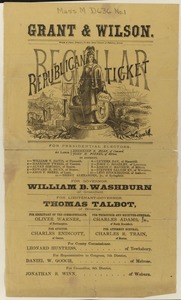 Republican ticket - Grant and Wilson