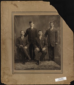 Portrait of four men