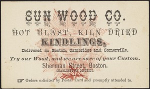 Sun Wood Company hot blast, kiln dried kindlings