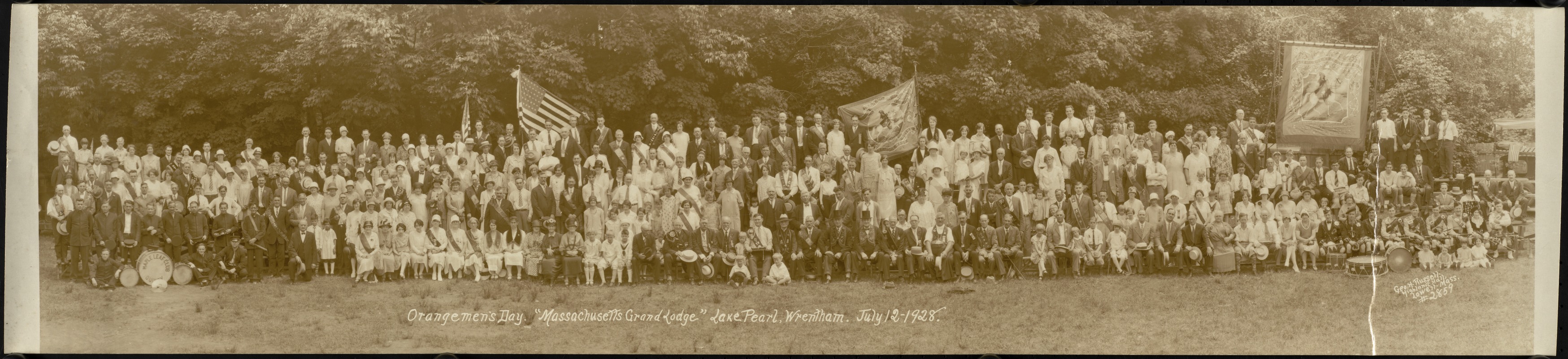 Massachusetts Grand Lodge, Orangeman's Day, Wrentham, MA