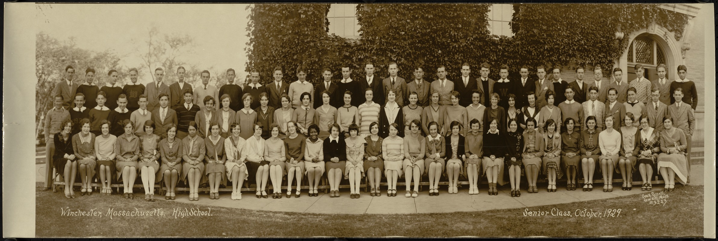 Winchester High School, Class of 1929, Winchester, MA