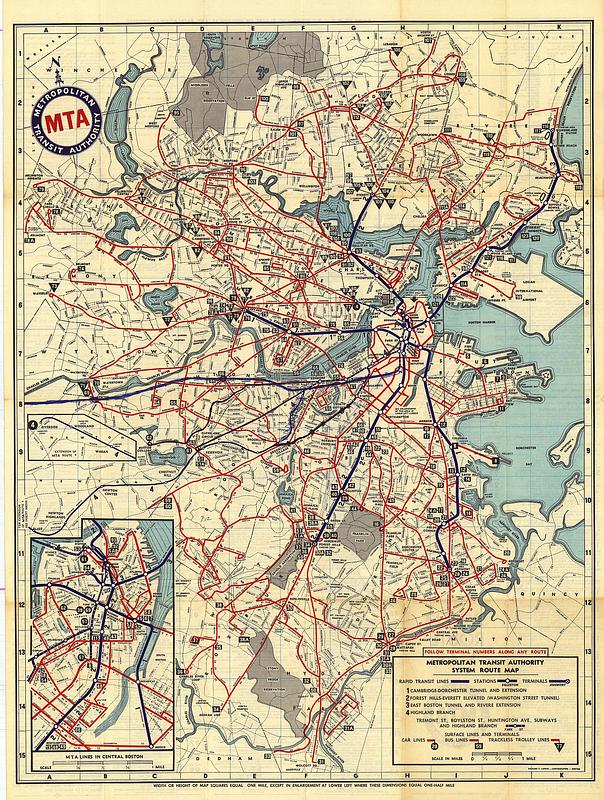 Metropolitan Transit Authority system route map