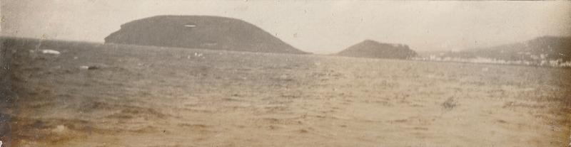 View of Azore Islands from the deck of the S.S. Noccalula, March 12, 1920