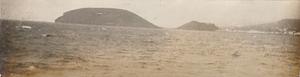 View of Azore Islands from the deck of the S.S. Noccalula, March 12, 1920