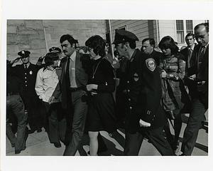 Cambridge, Mass., the Funeral of Police Chief Francis Pisani, November 7, 1976, his Family Entering the Church