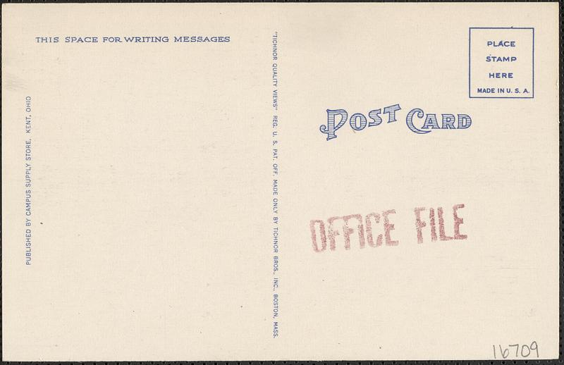 Administration building and auditorium, Kent State University, Kent, Ohio