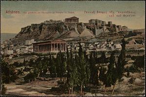 Vue générale de l'Acropole et Temple du Thésé