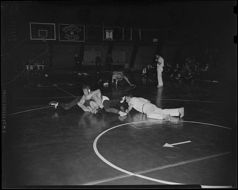 Wrestling matches Digital Commonwealth