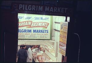 Entrance to Pilgrim Market Bargain Basements
