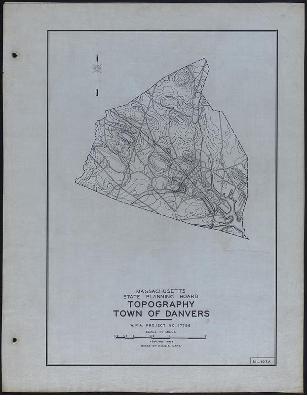 Topography Town of Danvers Digital Commonwealth