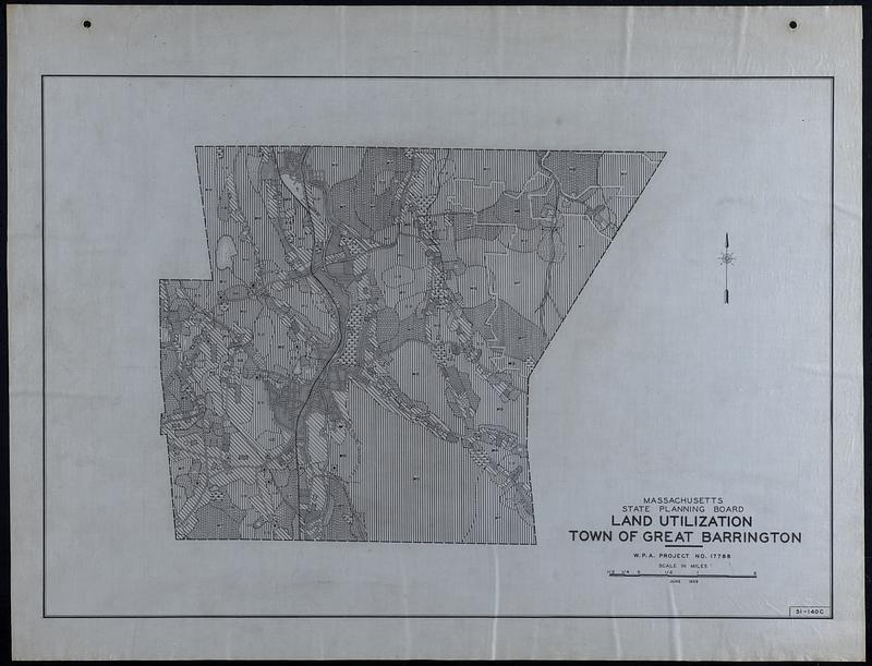 Land Utilization Town of Great Barrington Digital Commonwealth