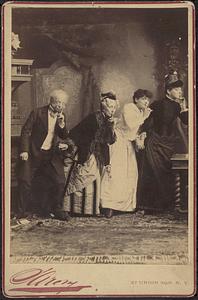 James Lewis, Mrs Gilbert, Edith Kingdon, & Virginia Dreher in "Halbe Dichter" 1886